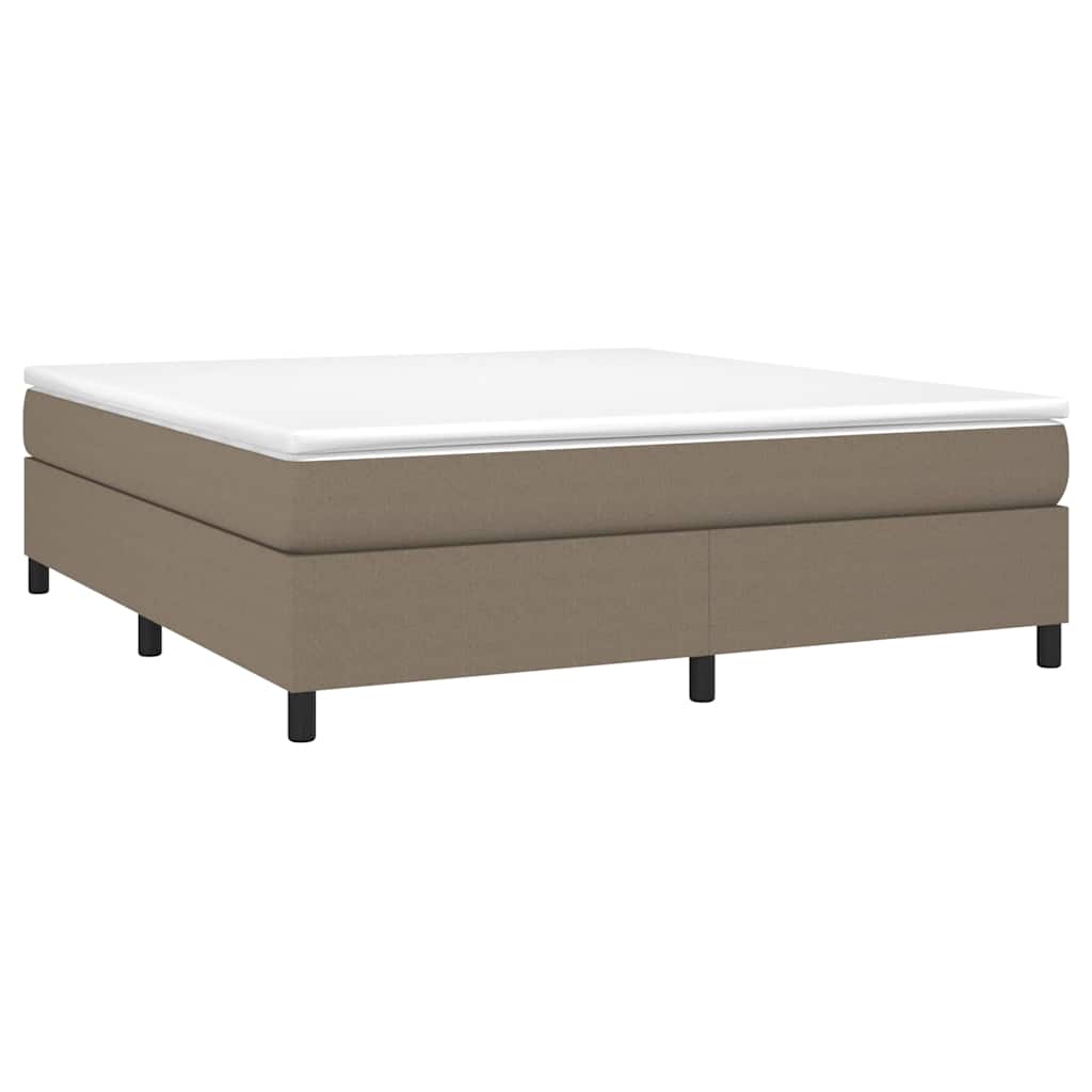 Vidaxl boxspring bed stof taupe 180x200 cm