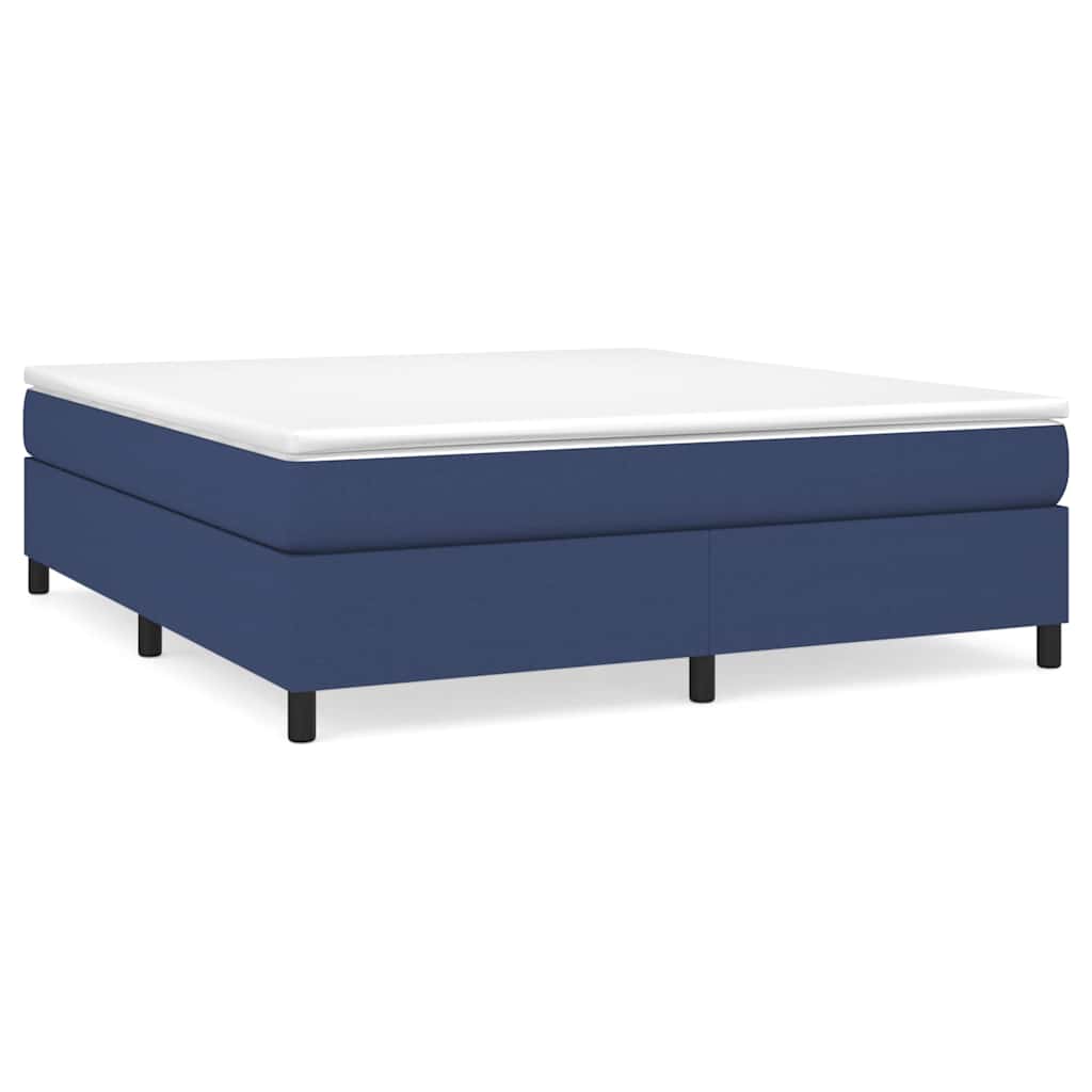Vidaxl boxspring bed stof blauw 180x200 cm