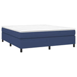 Vidaxl boxspring bed stof blauw 180x200 cm
