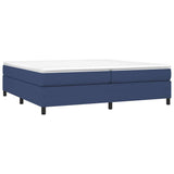 Vidaxl boxspring bed stof blauw 200x200 cm