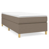 Vidaxl boxspring bed 90x190 cm stof taupe