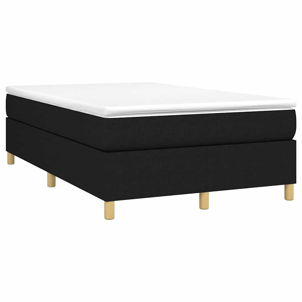 Vidaxl boxspring bed 120x200 cm stof zwart