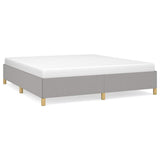 Vidaxl boxspring bed stof lichtgrijs 160x200 cm
