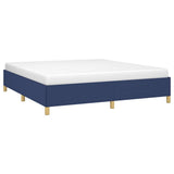 Vidaxl boxspring bed stof blauw 160x200 cm
