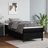 Vidaxl boxspring bed kunstleer zwart 90x200 cm