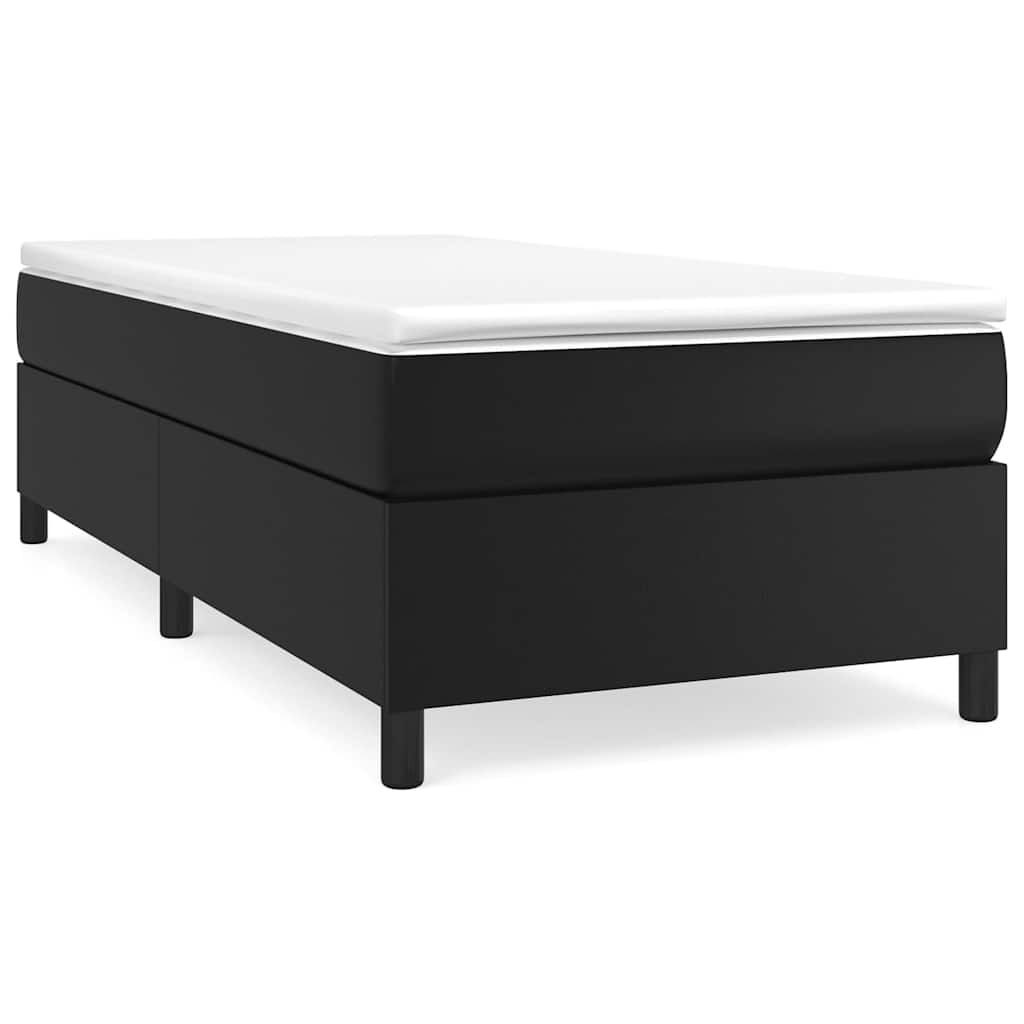 Vidaxl boxspring bed kunstleer zwart 100x200 cm