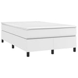 Vidaxl boxspring bed kunstleer wit 120x200 cm
