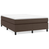 Vidaxl boxspring bed kunstleer bruin 140x200 cm