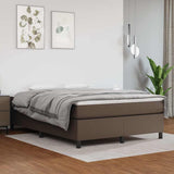 Vidaxl boxspring bed kunstleer bruin 140x200 cm