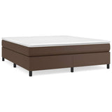 Vidaxl boxspring bed kunstleer bruin 160x200 cm