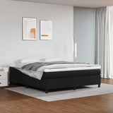 Vidaxl boxspring bed kunstleer zwart 180x200 cm