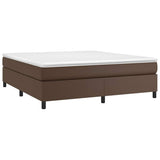 Vidaxl boxspring bed kunstleer bruin 180x200 cm