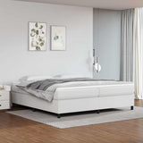 Vidaxl boxspring bed kunstleer wit 200x200 cm