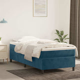 Vidaxl boxspring bed 80x200 cm fluweel donkerblauw