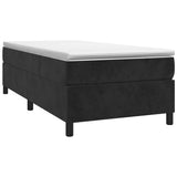 Vidaxl boxspring bed fluweel zwart 90x190 cm