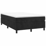 Vidaxl boxspring bed 120x200 cm fluweel zwart