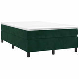 Vidaxl boxspring bed 120x200 cm fluweel donkergroen