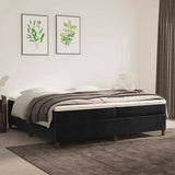 Vidaxl boxspring bed 200x200 cm fluweel zwart
