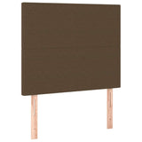 Vidaxl hoofdbord donkerbruin 80x5x118 128 cm stof