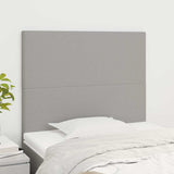 Vidaxl hoofdbord lichtgrijs 90x5x118 128 cm stof
