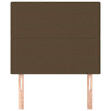 Vidaxl hoofdbord donkerbruin 90x5x118 128 cm stof