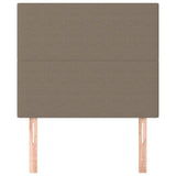 Vidaxl hoofdbord taupe 90x5x118 128 cm stof