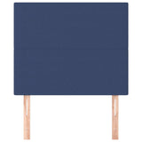 Vidaxl hoofdbord blauw 90x5x118 128 cm stof