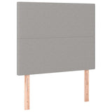 Vidaxl hoofdbord lichtgrijs 100x5x118 128 cm stof