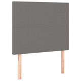 Vidaxl hoofdbord donkergrijs 100x5x118 128 cm stof
