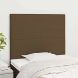 Vidaxl hoofdbord donkerbruin 100x5x118 128 cm stof