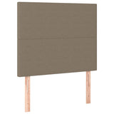 Vidaxl hoofdbord taupe 100x5x118 128 cm stof