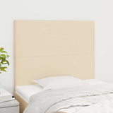 Vidaxl hoofdbord crème 100x5x118 128 cm stof