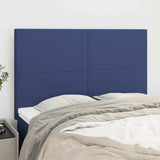 Vidaxl hoofdbord blauw 144x5x118 128 cm stof