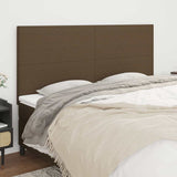 Vidaxl hoofdbord donkerbruin 160x5x118 128 cm stof