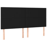 Vidaxl hoofdbord zwart 180x5x118 128 cm stof