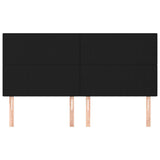 Vidaxl hoofdbord zwart 180x5x118 128 cm stof