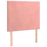 Vidaxl hoofdbord roze 90x5x118 128 cm fluweel