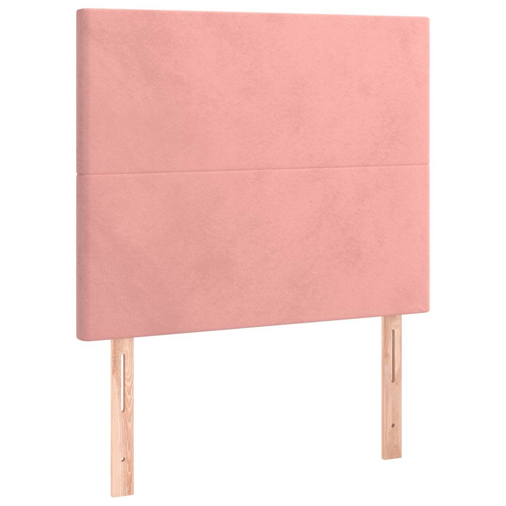 Vidaxl hoofdbord roze 100x5x118 128 cm fluweel