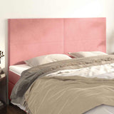Vidaxl hoofdbord roze 160x5x118 128 cm fluweel
