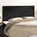 Vidaxl hoofdbord zwart 180x5x118 128 cm fluweel