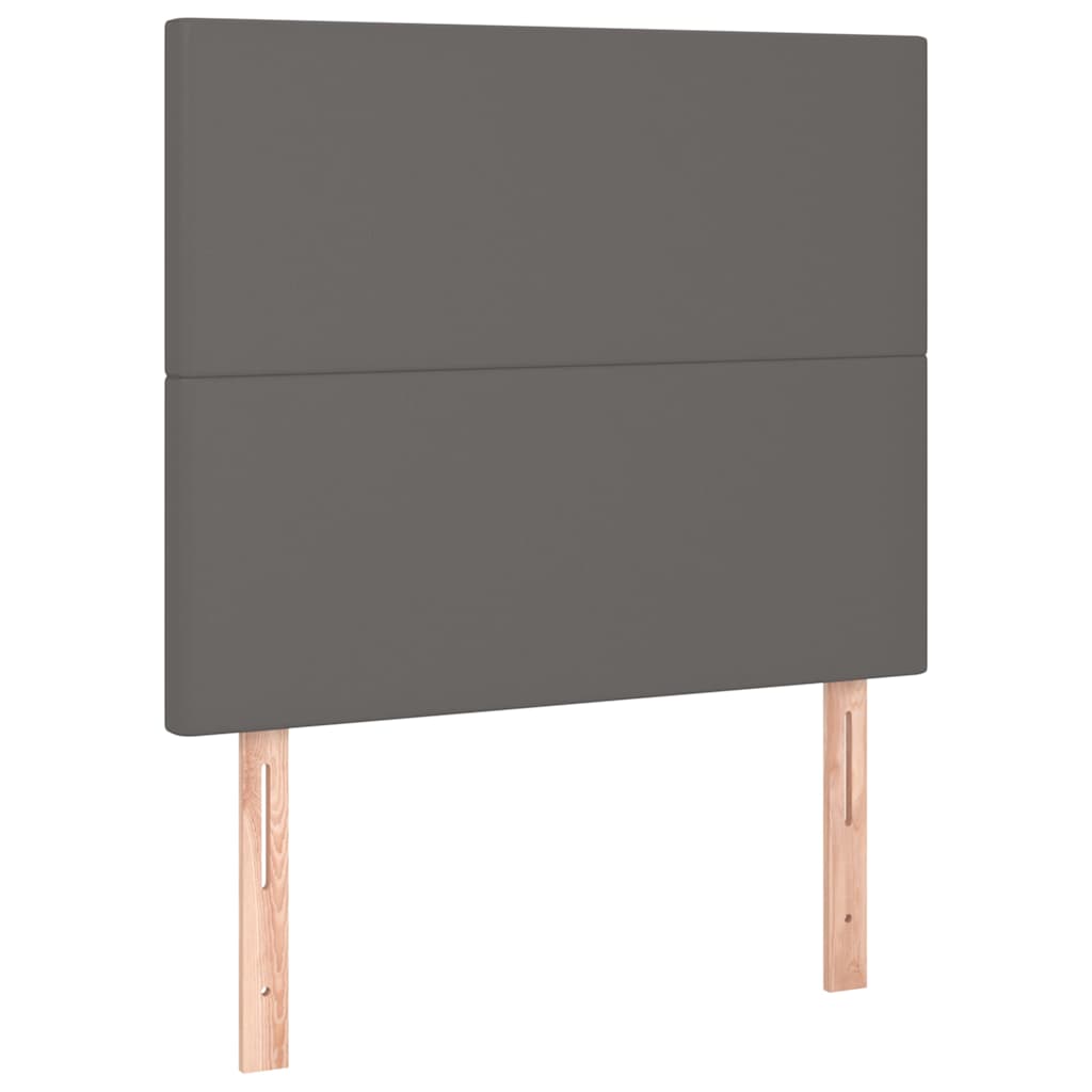 Vidaxl hoofdbord grijs 80x5x118 128 cm kunstleer