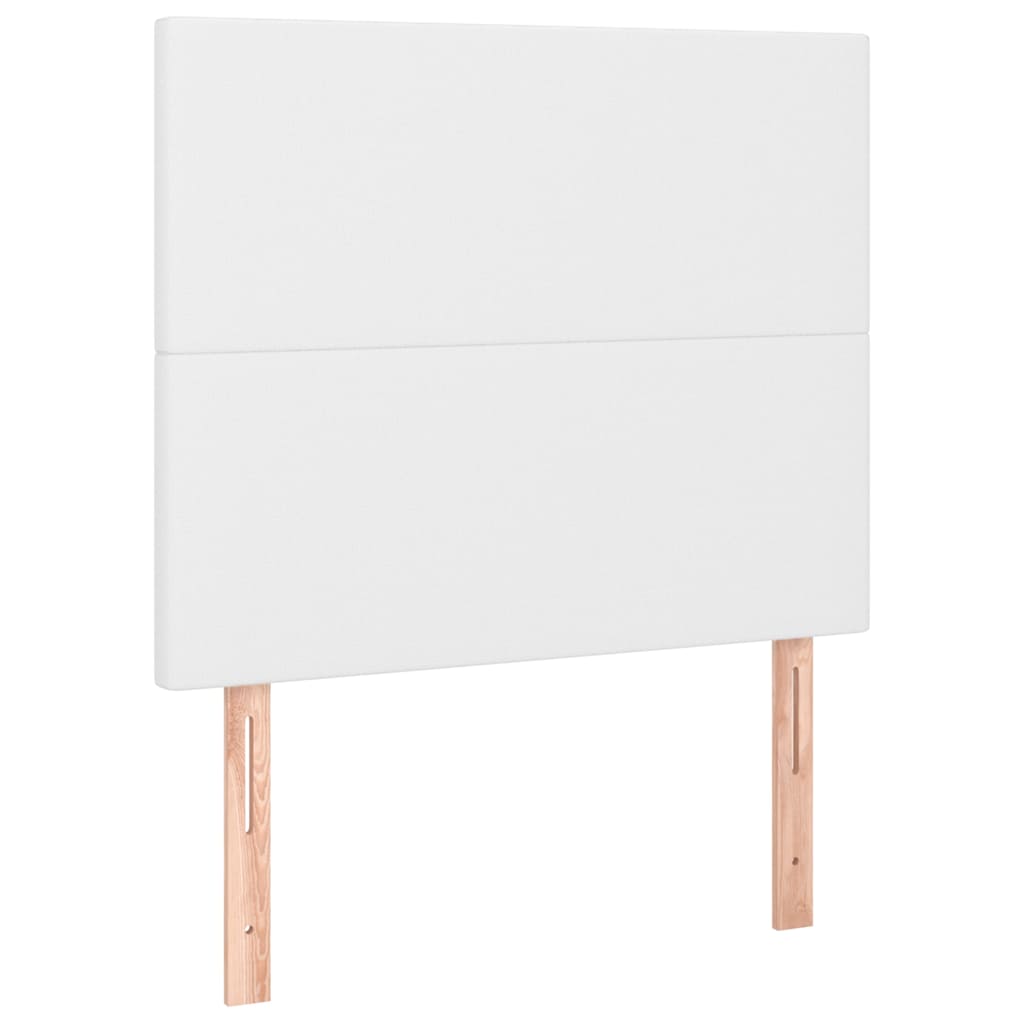 Vidaxl hoofdbord wit 90x5x118 128 cm kunstleer