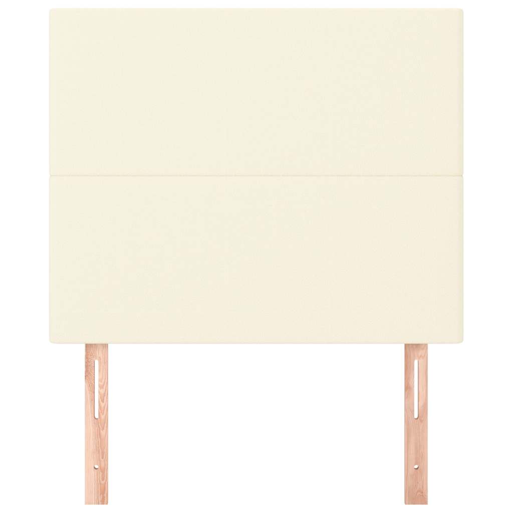 Vidaxl hoofdbord crème 90x5x118 128 cm kunstleer