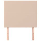 Vidaxl hoofdbord cappuccino 90x5x118 128 cm kunstleer
