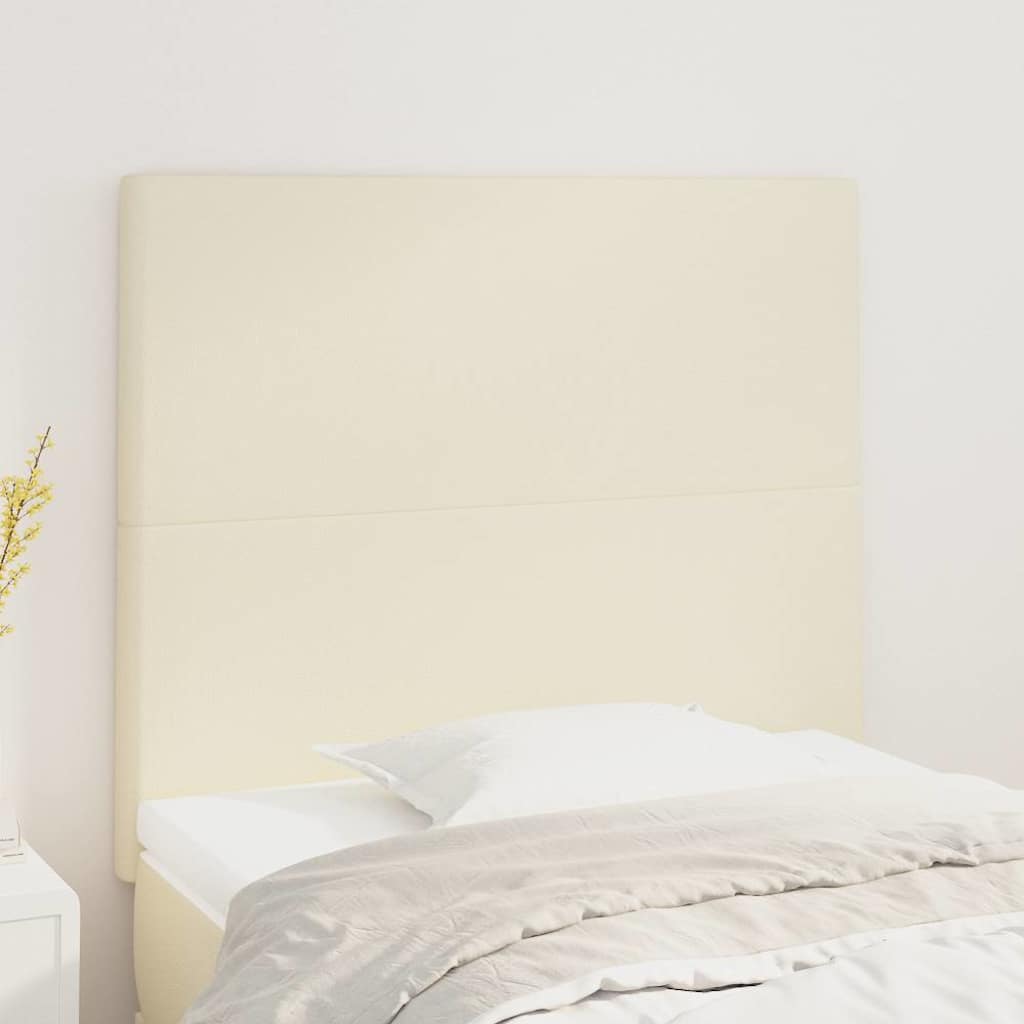 Vidaxl hoofdbord crème 100x5x118 128 cm kunstleer