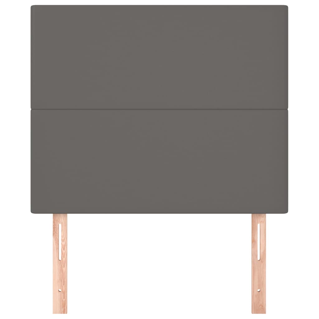 Vidaxl hoofdbord grijs 100x5x118 128 cm kunstleer