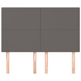 Vidaxl hoofdbord grijs 144x5x118 128 cm kunstleer