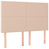Vidaxl hoofdbord cappuccino 144x5x118 128 cm kunstleer