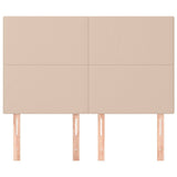 Vidaxl hoofdbord cappuccino 144x5x118 128 cm kunstleer