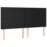 Vidaxl hoofdbord zwart 160x5x118 128 cm kunstleer